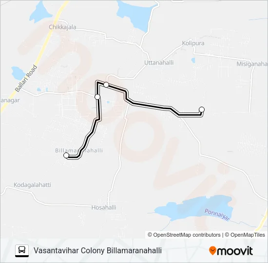 D52G-VVC Bus Line Map