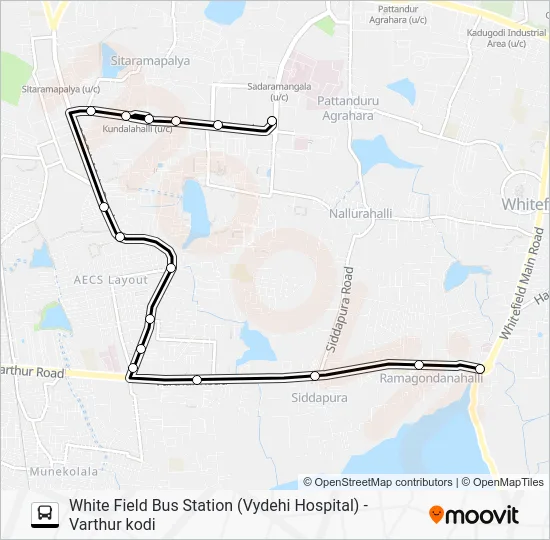 WTTMC-KDLG-VRTKD Bus Line Map
