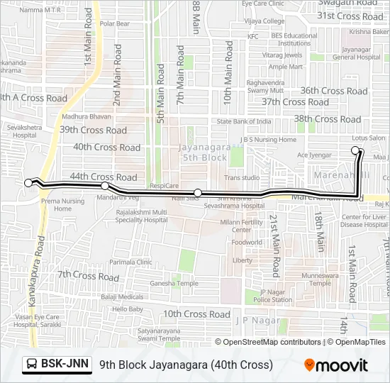 BSK-JNN Bus Line Map