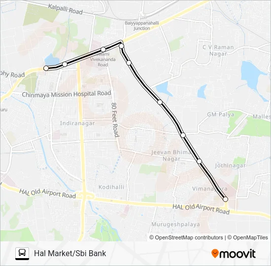 D06G-HALM Bus Line Map