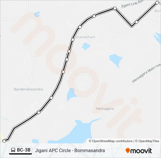 BC-3B Bus Line Map