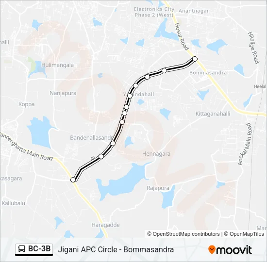 BC-3B Bus Line Map
