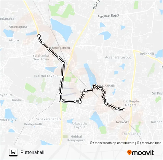 285 PTH-DSKN Bus Line Map