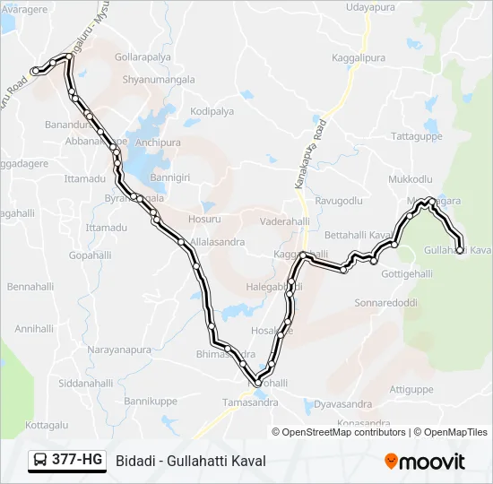 377-HG Bus Line Map