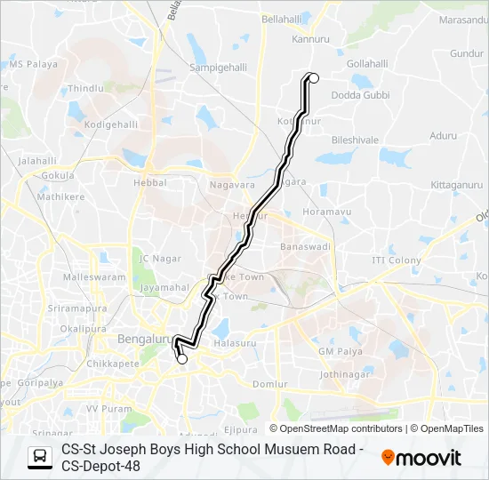 SJBHS-04C Bus Line Map