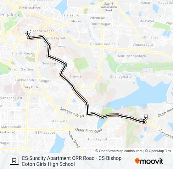 BCGHS-19 Bus Line Map
