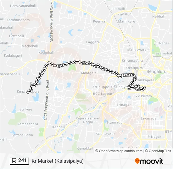 241 Bus Line Map