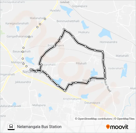 CHAKRA-1A Bus Line Map