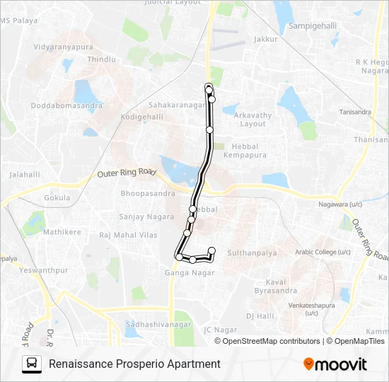D14G-RPA Bus Line Map