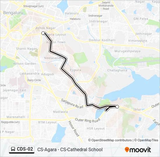 CDS-02 Bus Line Map