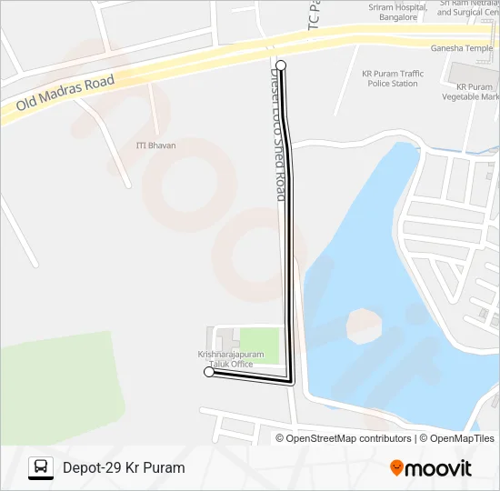 D29-KRPGH Bus Line Map