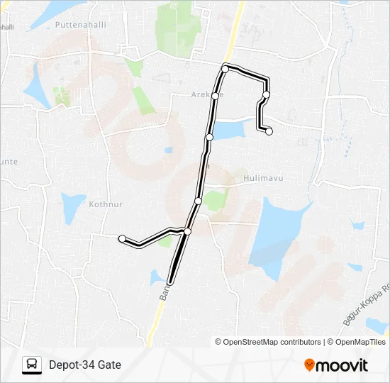 D34G-SKL Bus Line Map