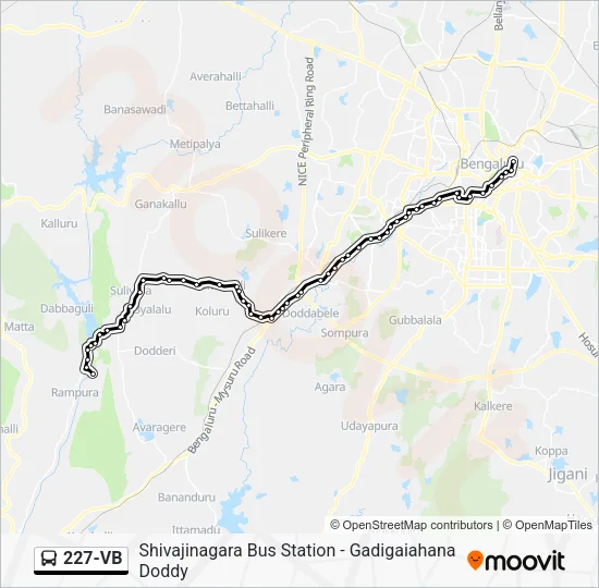 227-VB Bus Line Map