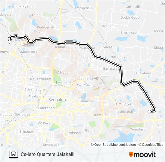 ISROKN-4 Bus Line Map