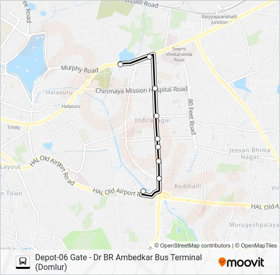 201 D06G-DMR Bus Line Map