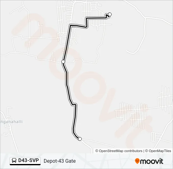 D43-SVP Bus Line Map