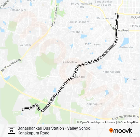 211 BSK-VLS Bus Line Map