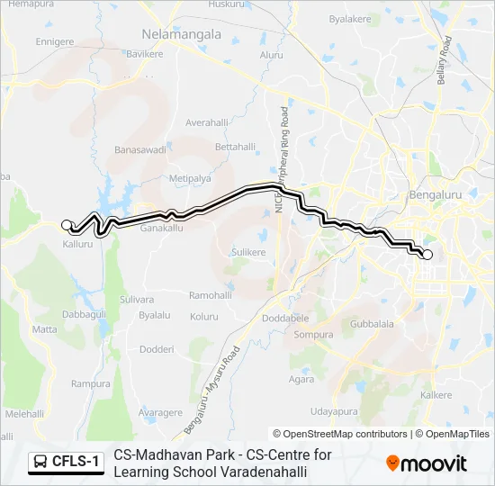 CFLS-1 Bus Line Map