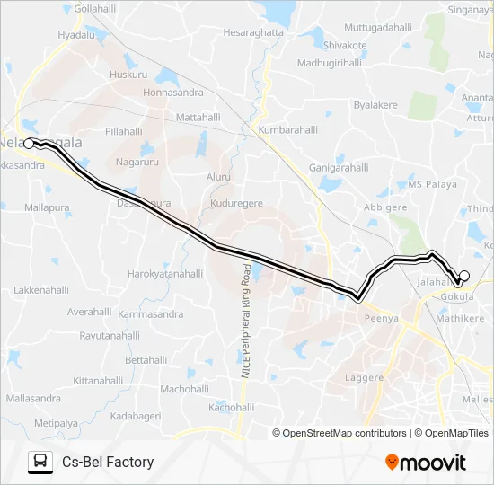 BELGS-07 Bus Line Map