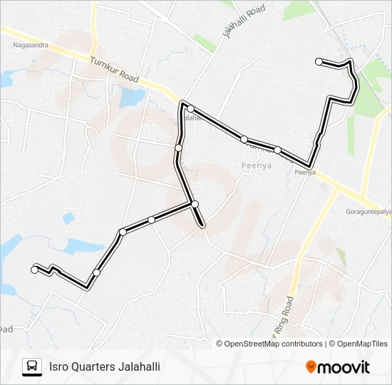 D09-ISROOJ Bus Line Map
