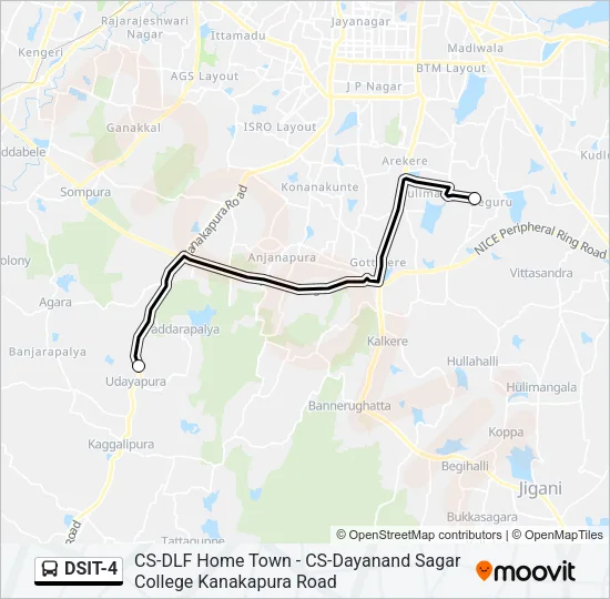 DSIT-4 Bus Line Map