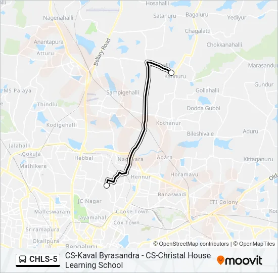 CHLS-5 Bus Line Map