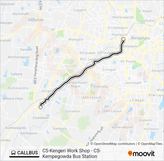 CALLBUS Bus Line Map