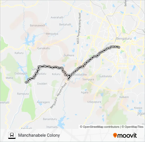 227VA-KMT-MCBC Bus Line Map