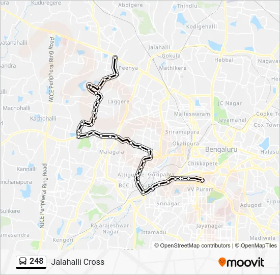 248 Bus Line Map