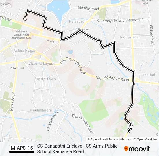 APS-15 Bus Line Map