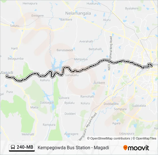 240-MB Bus Line Map