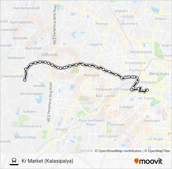242 D35G-KMT Bus Line Map