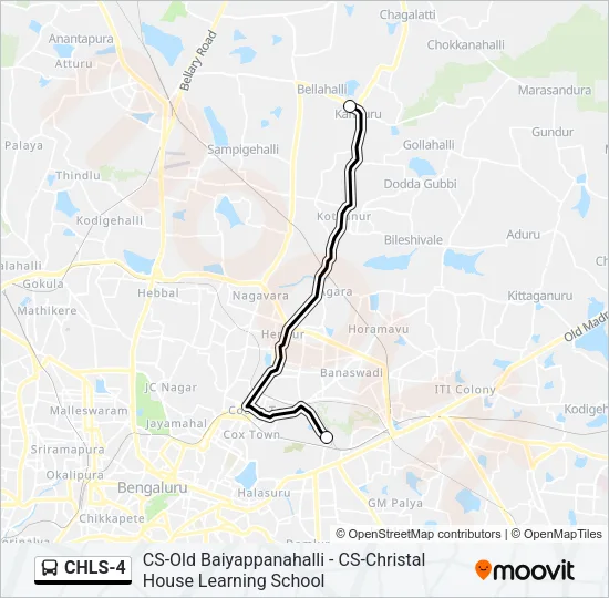 CHLS-4 Bus Line Map