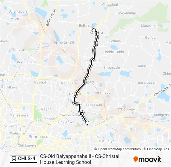 CHLS-4 Bus Line Map