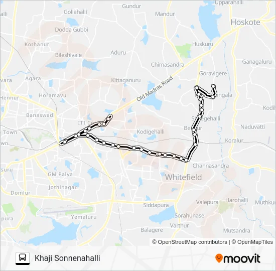 319 24G-KSH Bus Line Map