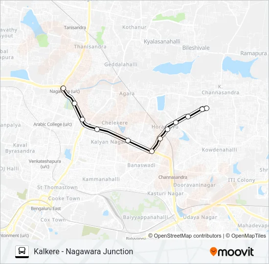 KLK-NGWJN Bus Line Map
