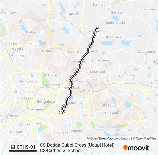 CTHS-01 Bus Line Map