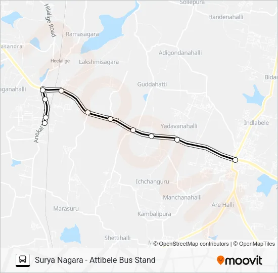 360 SRN-ATB Bus Line Map