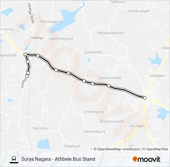360 SRN-ATB Bus Line Map
