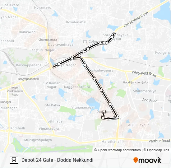 D24G-DNK Bus Line Map