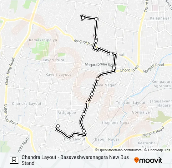 K-2 CLO-BSN Bus Line Map