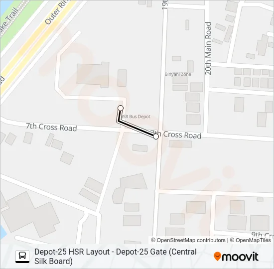 D25-D25G Bus Line Map
