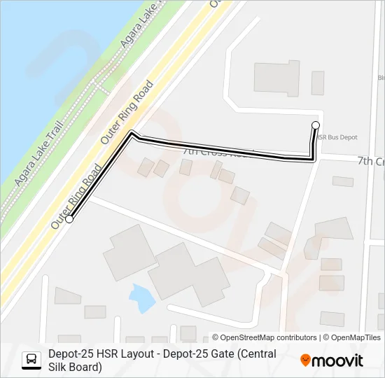 D25-D25G Bus Line Map