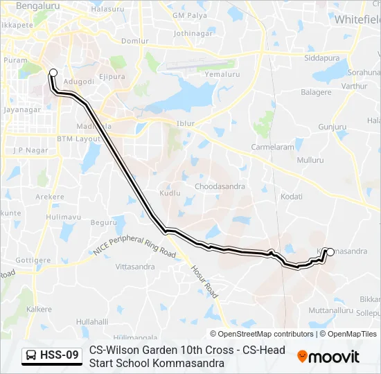 HSS-09 Bus Line Map