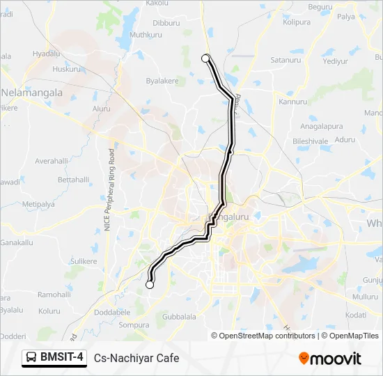 BMSIT-4 Bus Line Map