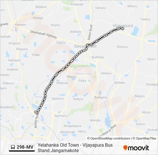 298-MV Bus Line Map