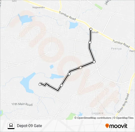 D09G-JHC Bus Line Map