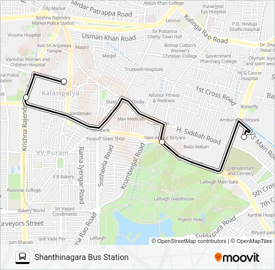 KMT-SNBS Bus Line Map