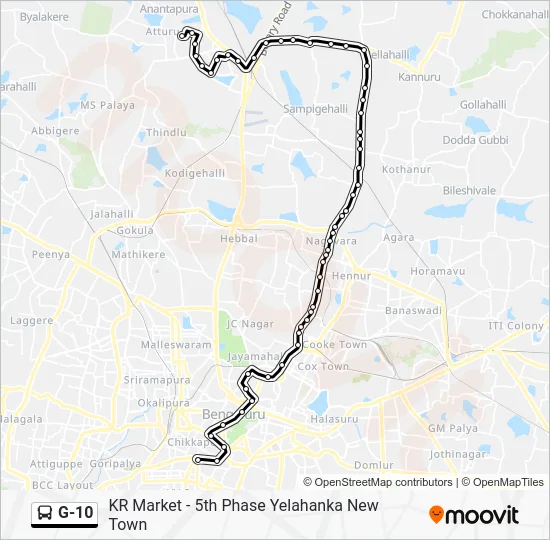 G-10 Bus Line Map