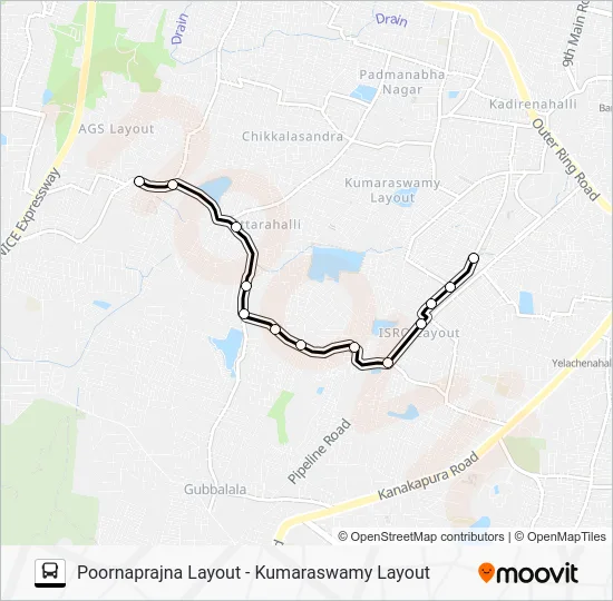 PPLO-VSP-KSLO Bus Line Map